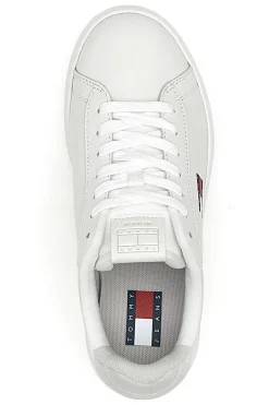 Sneakers bianche con dettagli grigi in pelle Tommy jeans Archive ’98
