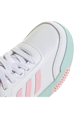 Sneakers bianche con dettagli pastello in materie sintetiche Adidas Tensaur Sport 2.0 K