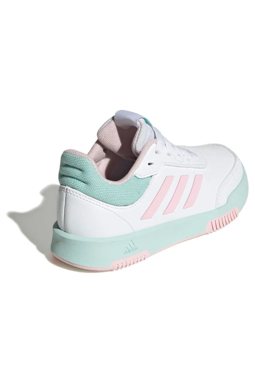 Sneakers bianche con dettagli pastello in materie sintetiche Adidas Tensaur Sport 2.0 K
