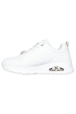 Sneakers bianche con dettagli gioiello Skechers UNO Gen1 TRENDY JEWELS ESS STREET GIRLS