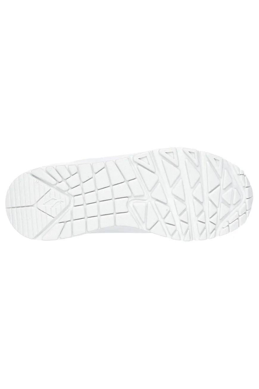 Sneakers bianche con dettagli gioiello Skechers UNO Gen1 TRENDY JEWELS ESS STREET GIRLS