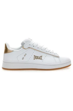 Sneakers bianche con dettagli oro Everlast EV-087P