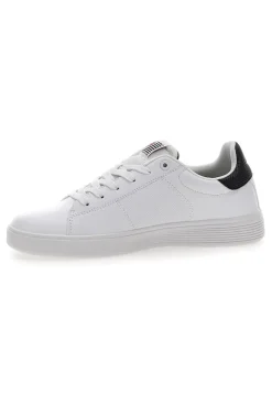 Sneakers Bianche con Dettaglio Nero COTTON BELT CBM424A54