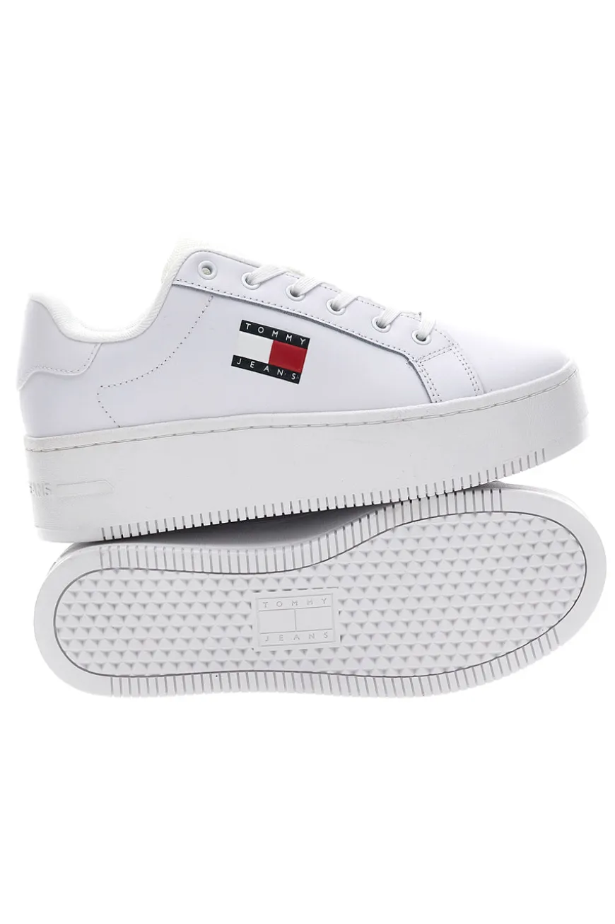 Sneakers Bianche Con Flatform TOMMY HILFIGER FLATFORM ESS