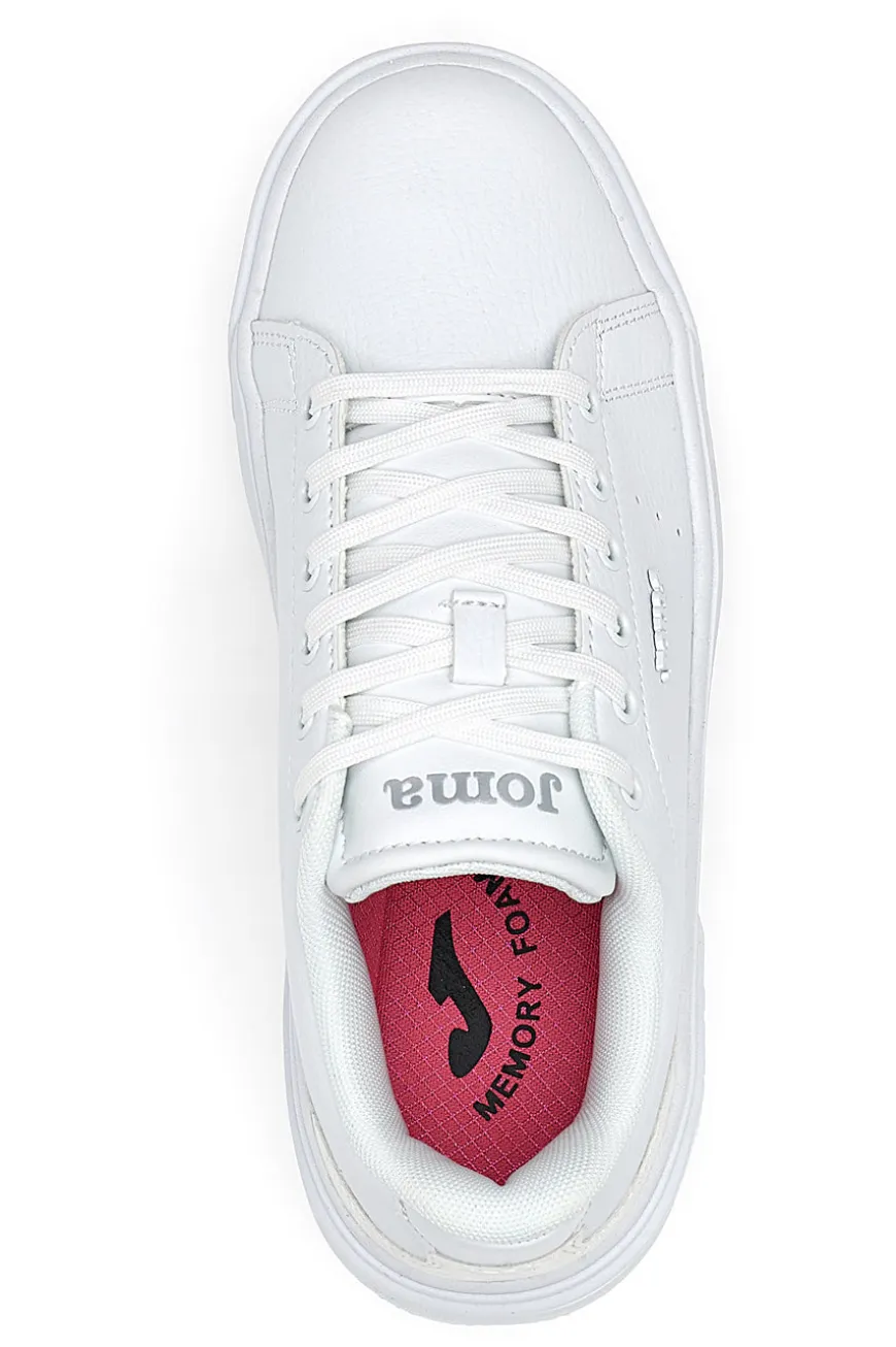 Sneakers Bianche Con Flatform Joma Princeton Lady
