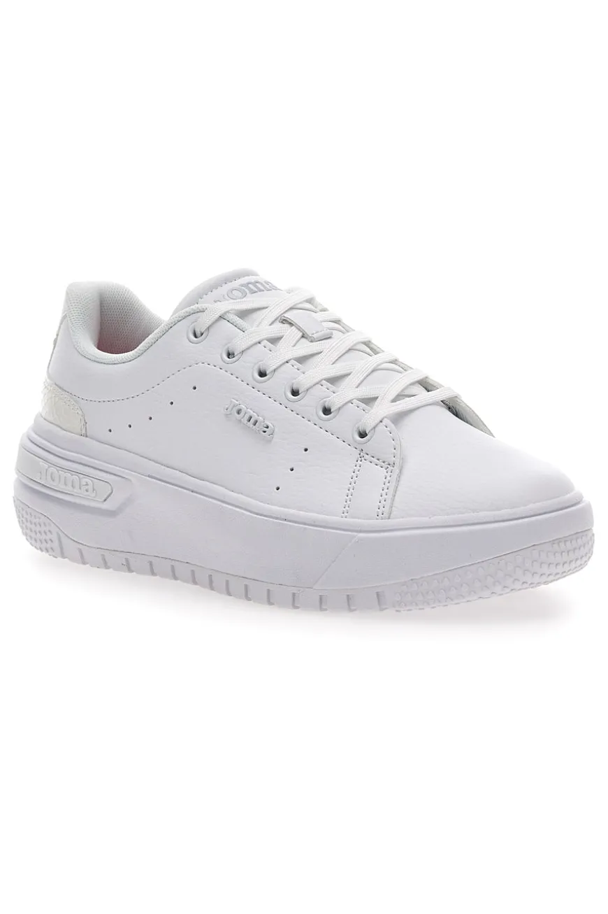 Sneakers Bianche Con Flatform Joma Princeton Lady