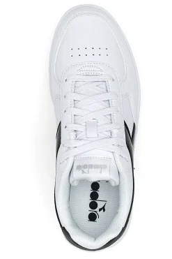 Sneakers Bianche con Fregio a Contrasto Diadora Raptor Low Moon WN
