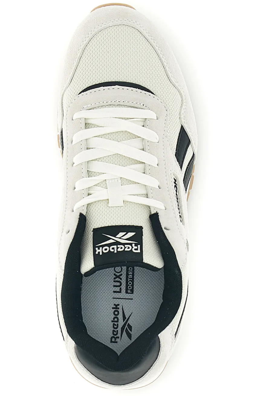 Sneakers bianche con inserti a contrasto e lacci Reebok Glide