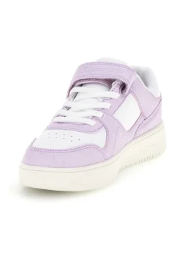 Sneakers bianche con inserti lilla e dettagli bubble Champion RD18 Bubble G PS