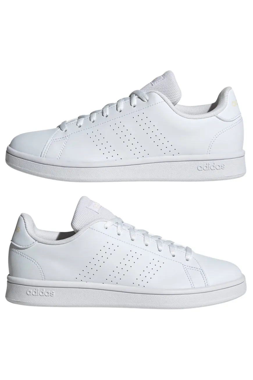 Sneakers Bianche con Lacci Adidas Advantage Base