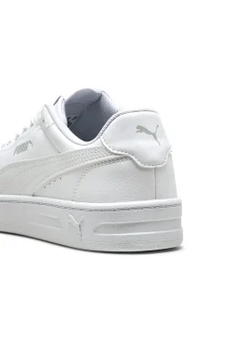 Sneakers Bianche con Lacci Puma Court Classy