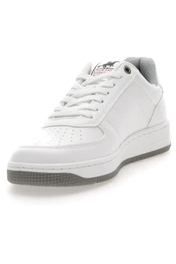 Sneakers Bianche Con Lacci U.S. Grand Polo GPM424707J
