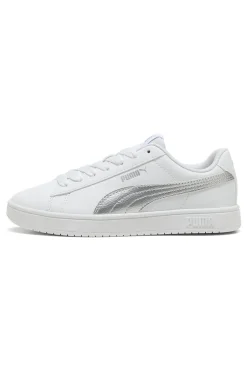 Sneakers Bianche con Logo Argento PUMA RICKIE CLASSIC JR