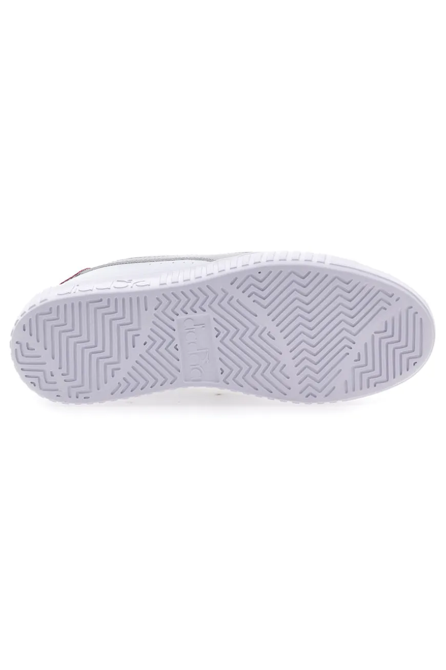 Sneakers Bianche con Logo Argento DIADORA GAME STEP METAL GS