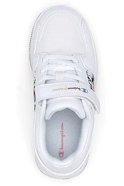 Sneakers Bianche con Logo Colorato CHAMPION RD18 2.0 LOW G TD