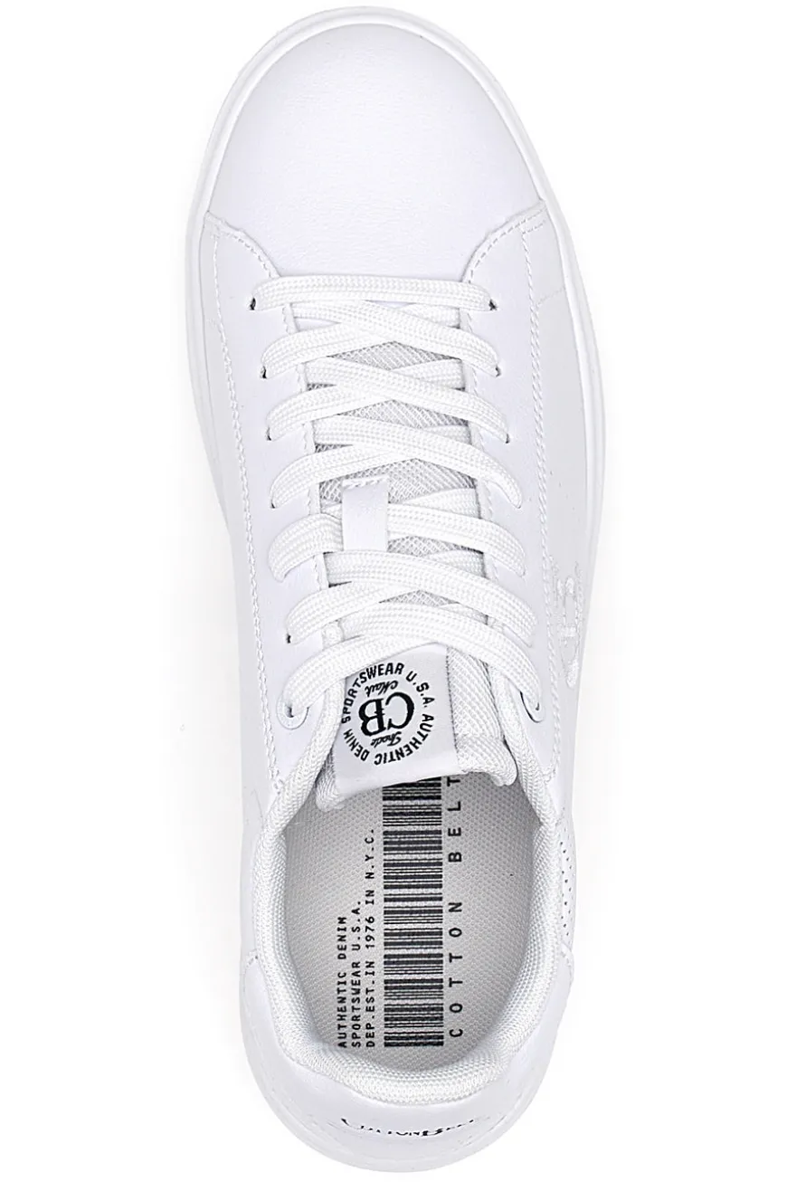 Sneakers bianche con logo impresso Cotton belt GTZ 4.0 LTH