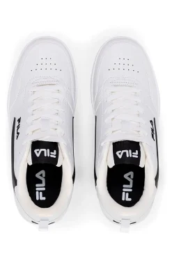 Sneakers Bianche con Logo Laterale Nero FILA REGA NF TEENS