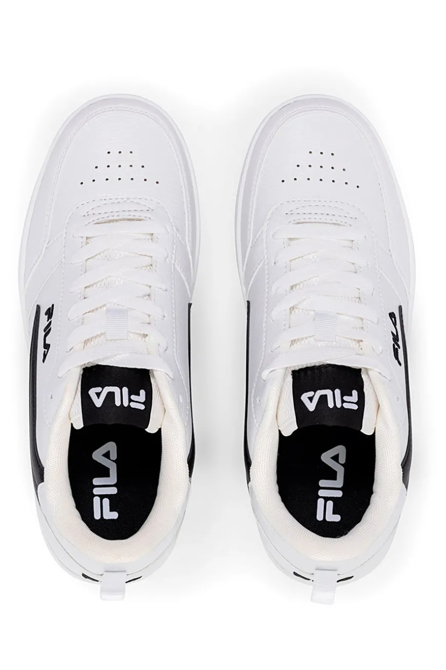 Sneakers Bianche con Logo Laterale Nero FILA REGA NF TEENS