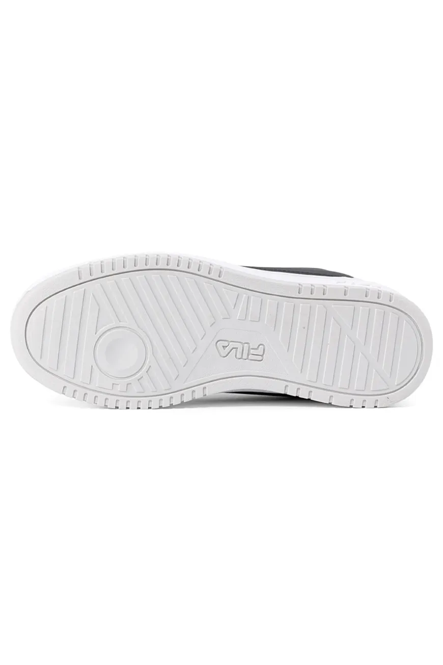 Sneakers Bianche con Logo Laterale Nero FILA REGA NF TEENS