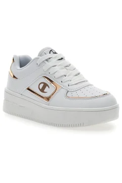 Sneakers Bianche Con Logo Laterale Champion Foul Plat Element