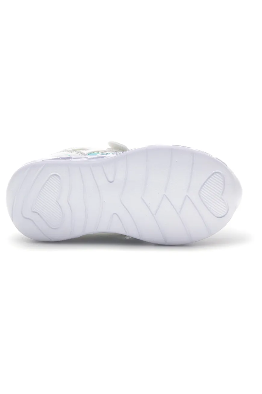 Sneakers Bianche con luci Pitt kids 11325