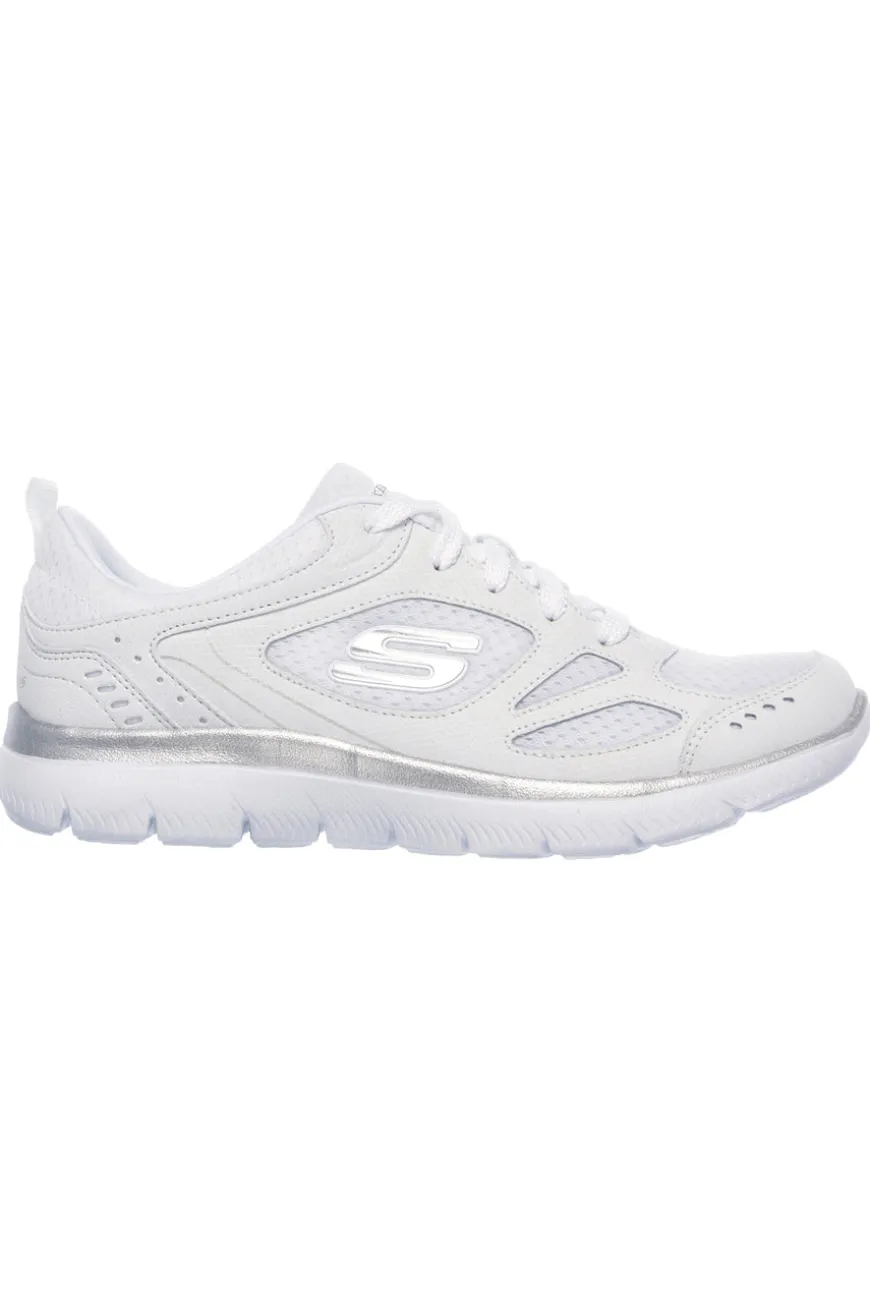 Sneakers Bianche Con Memory Foam SKECHERS Summits - Suited