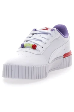 Sneakers bianche con perline Puma Carina 2.0 Pearls Jr