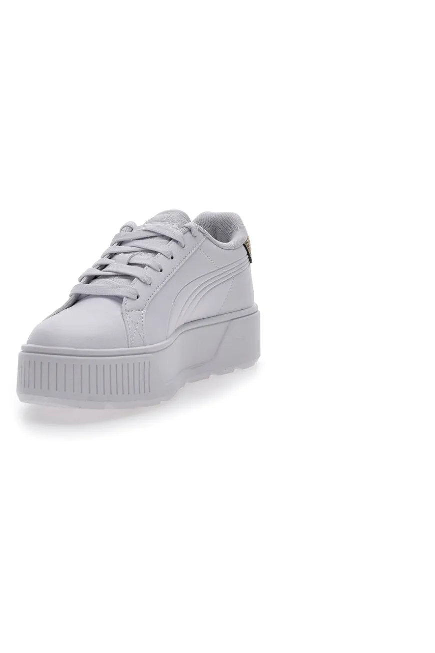 Sneakers Bianche con Platform Puma Karmen Metallic Shine