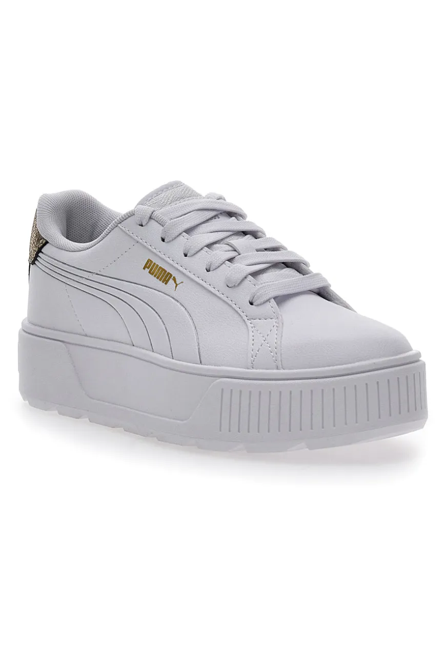 Sneakers Bianche con Platform Puma Karmen Metallic Shine