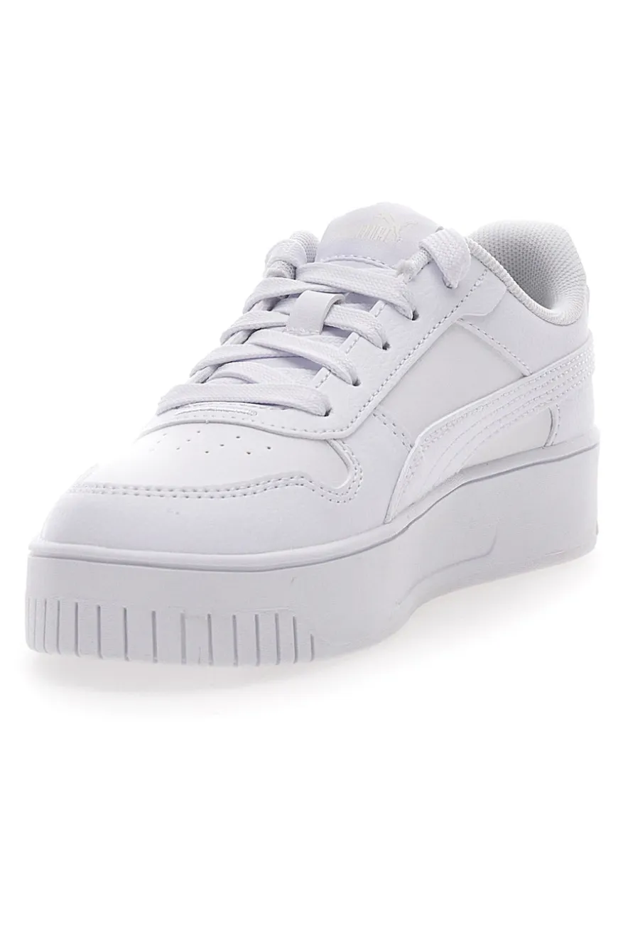 Sneakers Bianche Con Platform Puma Carina Street Ps