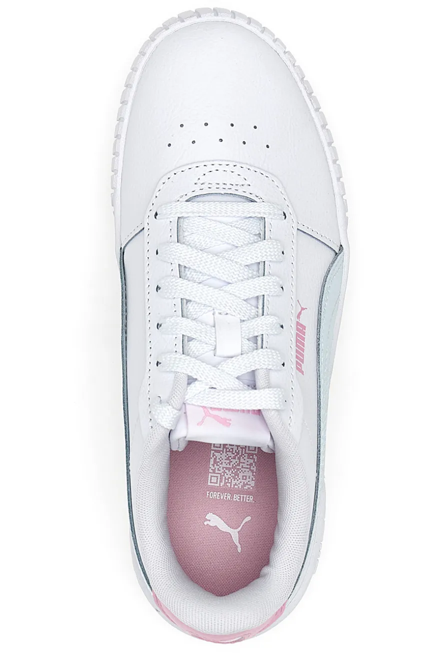 Sneakers Bianche Con Platform Puma Carina 2 Jr
