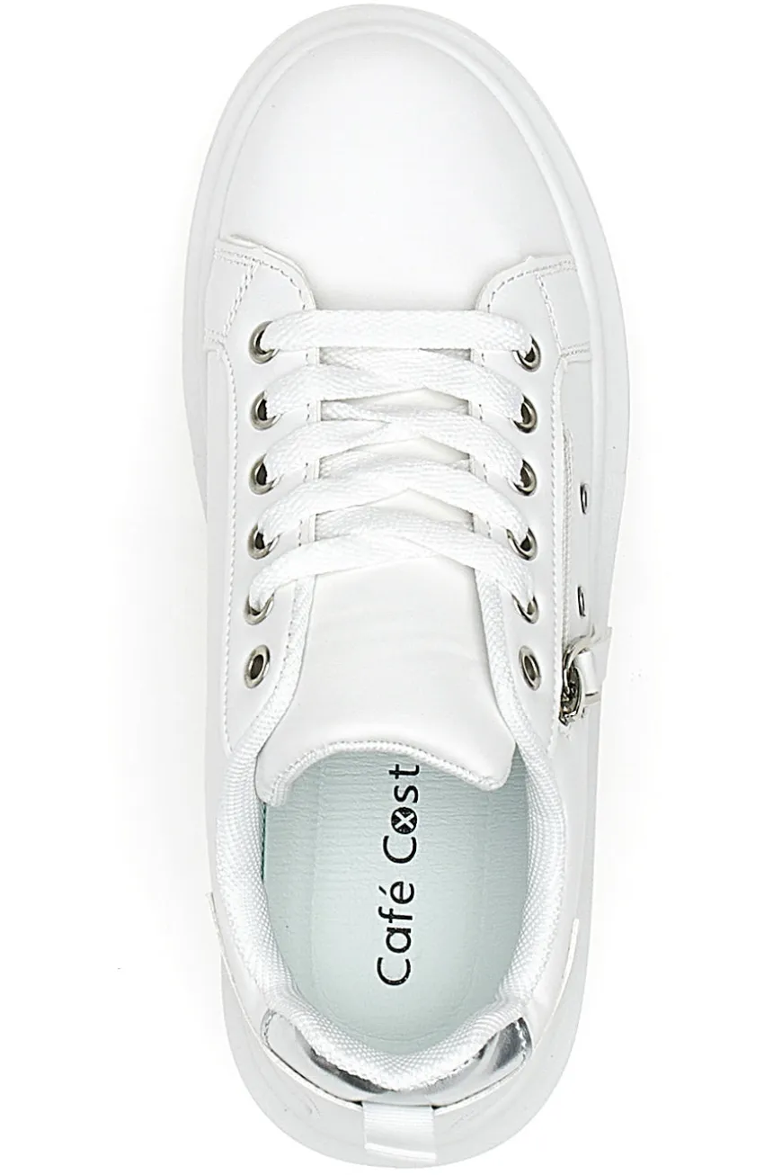 Sneakers Bianche con Platform CAFE COST LAILI209