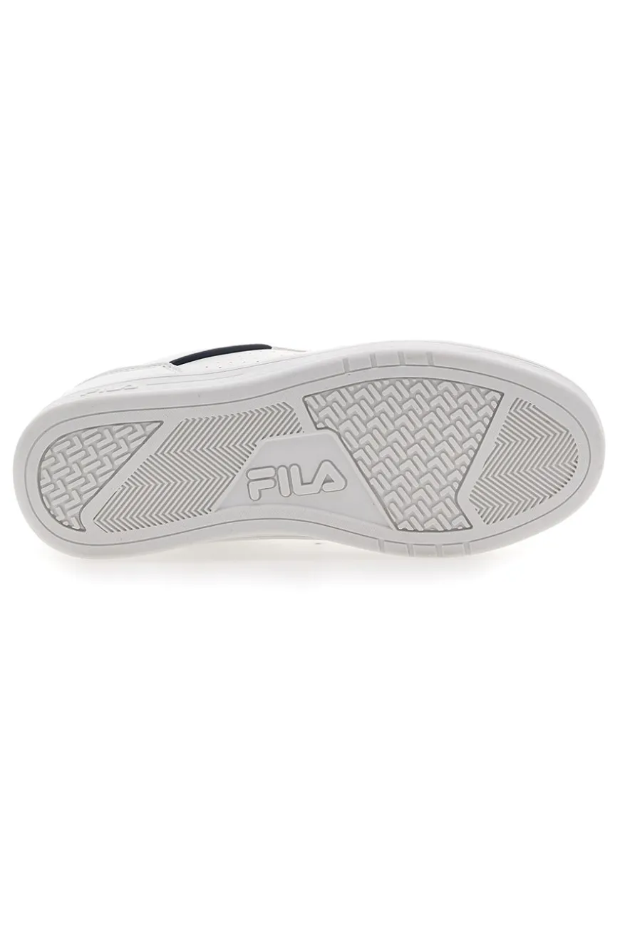 Sneakers Bianche con profilo Blu Fila Court Teens