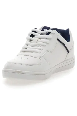 Sneakers Bianche con profilo Blu Fila Court Teens