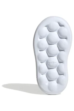 Sneakers bianche con smile e doppio strappo Adidas Advantage Smiley CF I