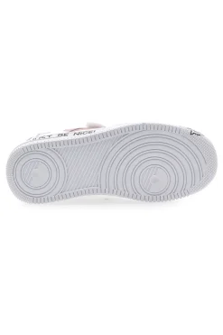 Sneakers bianche con stampa colorata PITT KIDS K191562