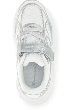 Sneakers bianche con strap e lacci elastici Champion RT25 U PS