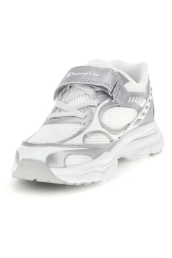 Sneakers bianche con strap e lacci elastici Champion RT25 U PS