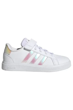Sneakers Bianche Con Strappo in Velcro Adidas Grand Court 2 El