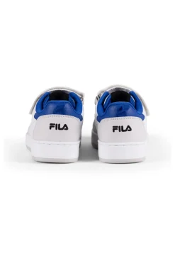 Sneakers Bianche Con Strappo In Velcro Fila Rega Kids