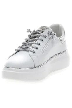 Sneakers bianche con strass ENERGY E86