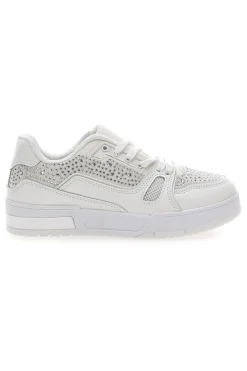 Sneakers Bianche con Strass Me & Me 820