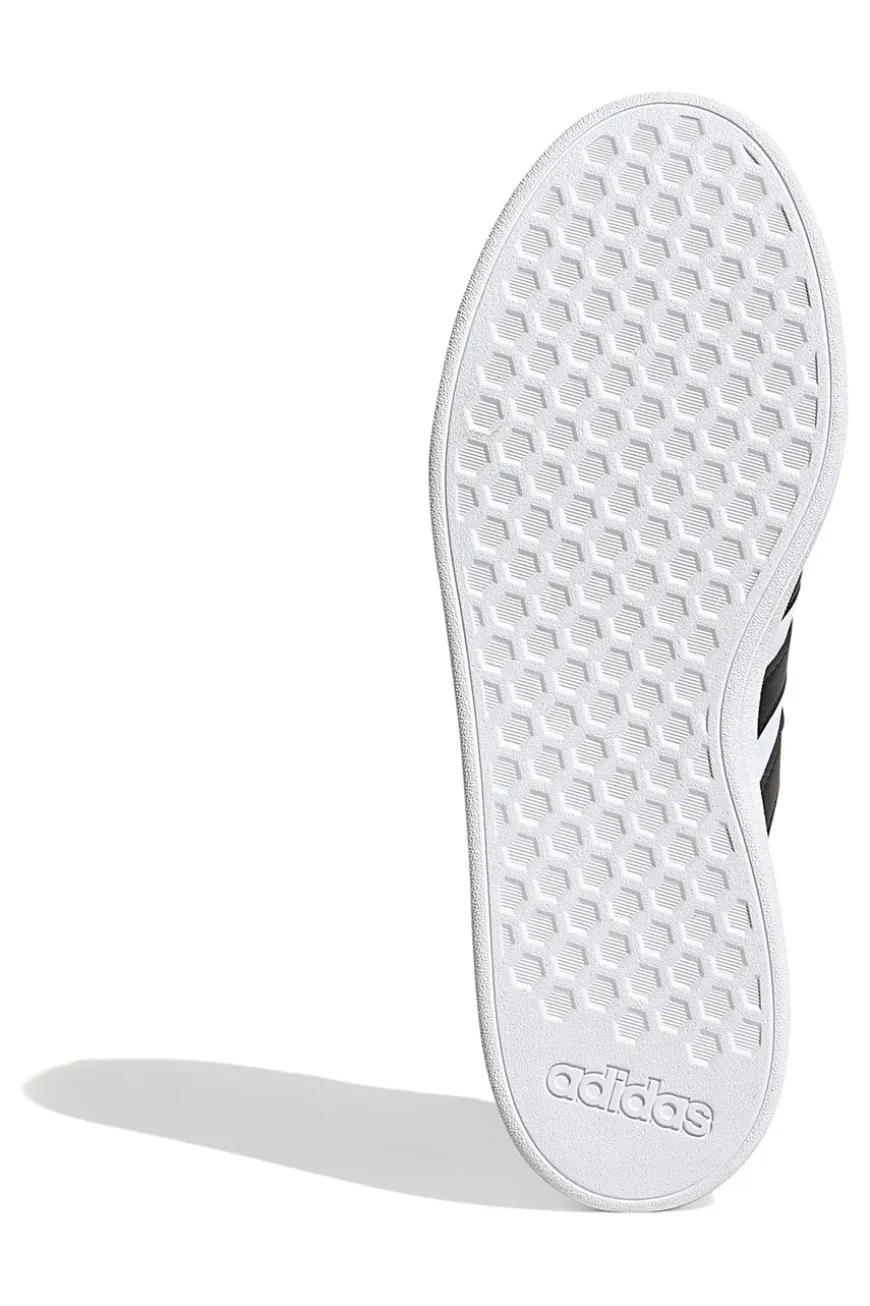 Sneakers bianche con strisce nere stile tennis Adidas Grand Court Base 2