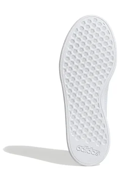 Sneakers bianche con strisce traforate in materiale riciclato Adidas Advantage Base 2