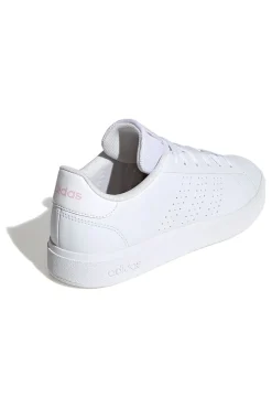 Sneakers bianche con strisce traforate in materiale riciclato Adidas Advantage Base 2