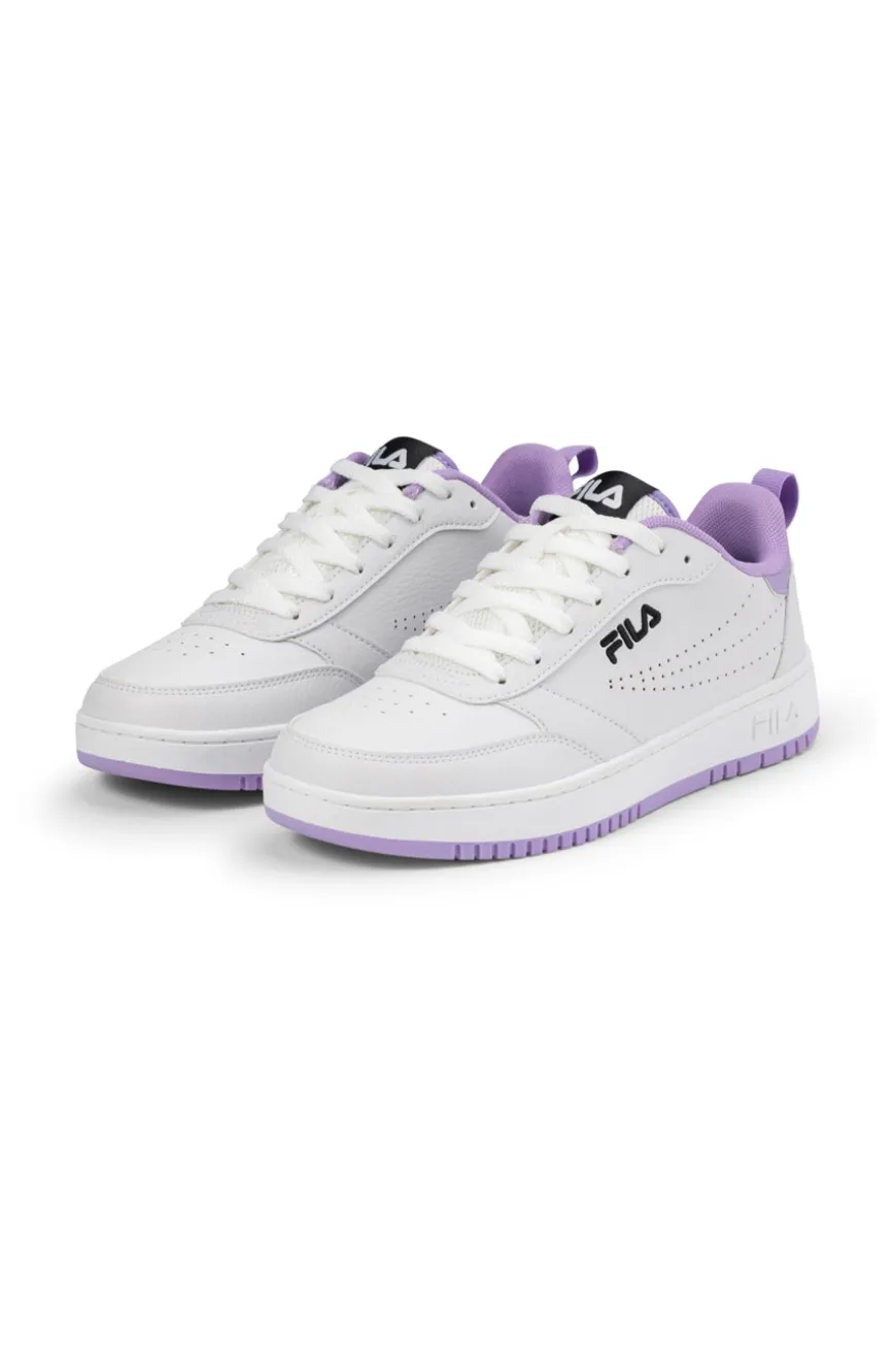 Sneakers Bianche Con Suola Lilla Fila Rega Teen