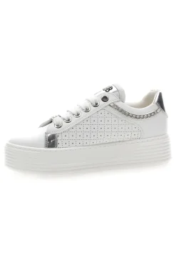 Sneakers Bianche con Tomaia Decorata e Platform MARIELLA BURANI 50251