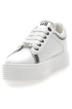 Sneakers Bianche con Tomaia Decorata e Platform MARIELLA BURANI 50251