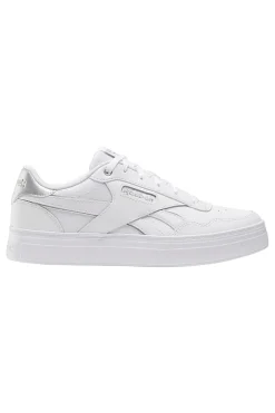 Sneakers Bianche con Tomaia in Pelle Reebok Court Advance Bold