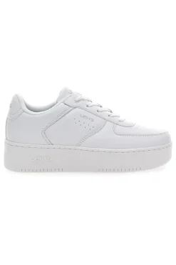 Sneakers Bianche con Tomaia Traforata e Platform LEVI'S NEW UNION BOLD